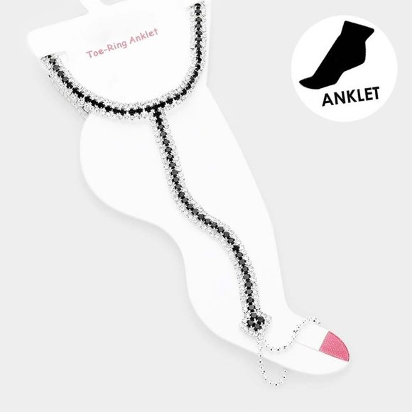 Crystal Evening Anklet - Picture 1 of 1